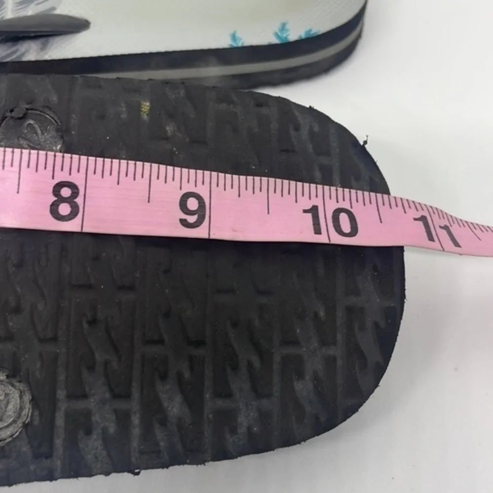 Billabong flip-flops Hawaiian themed size 10 men’s